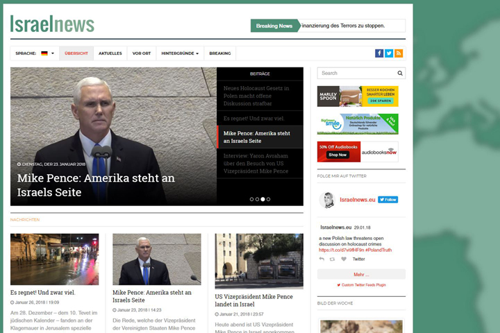 Israelnews Europe - Website